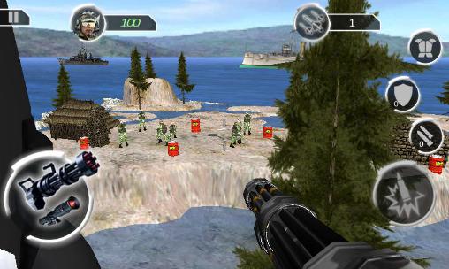 Full version of Android apk app Gunship island battlefield for tablet and phone.