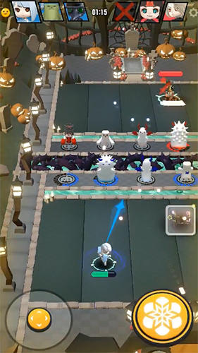 Gameplay of the Halloween league for Android phone or tablet.