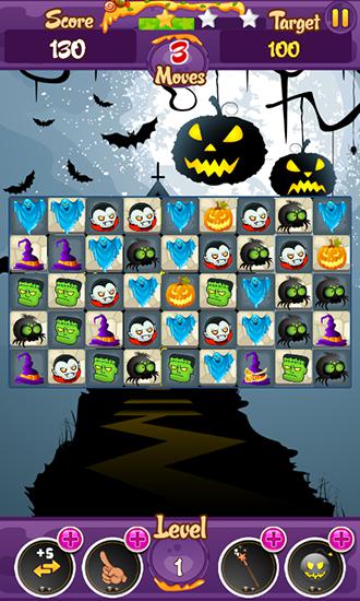 Full version of Android apk app Halloween crush: Match 3 game for tablet and phone.