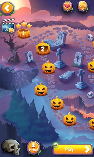 Full version of Android apk app Halloween monsters: Match 3 for tablet and phone.