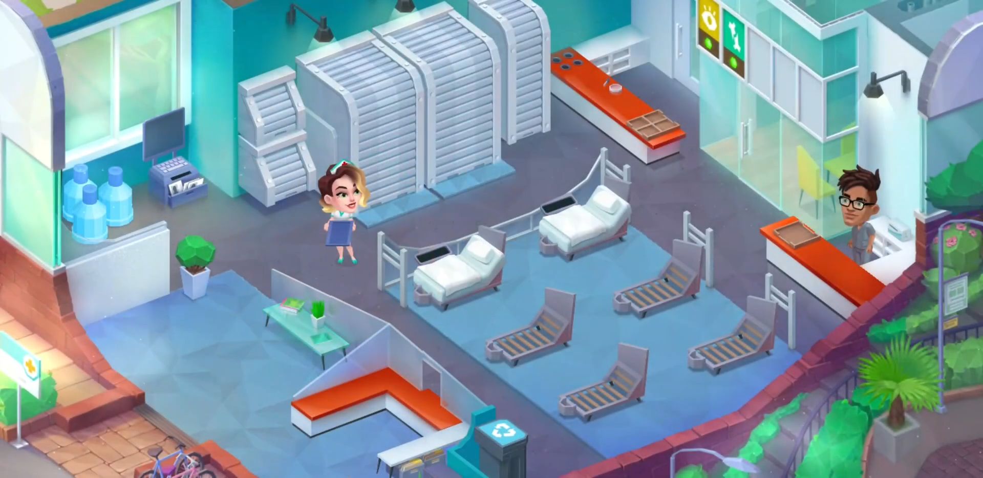 Gameplay of the Happy Clinic for Android phone or tablet.