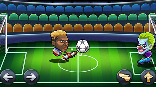 Gameplay of the Head soccer world champion 2018 for Android phone or tablet.