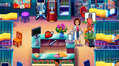 Gameplay of the Heart's medicine: Hospital heat for Android phone or tablet.