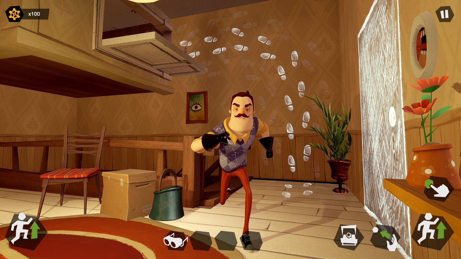 Gameplay of the Hello Neighbor Nicky's Diaries for Android phone or tablet.