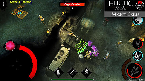 Gameplay of the Heretic gods: Ragnarok for Android phone or tablet.