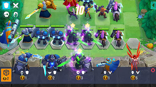 Gameplay of the Hero chess: Teamfight auto battler for Android phone or tablet.