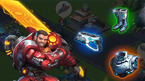 Gameplay of the Hero force: Galaxy war for Android phone or tablet.