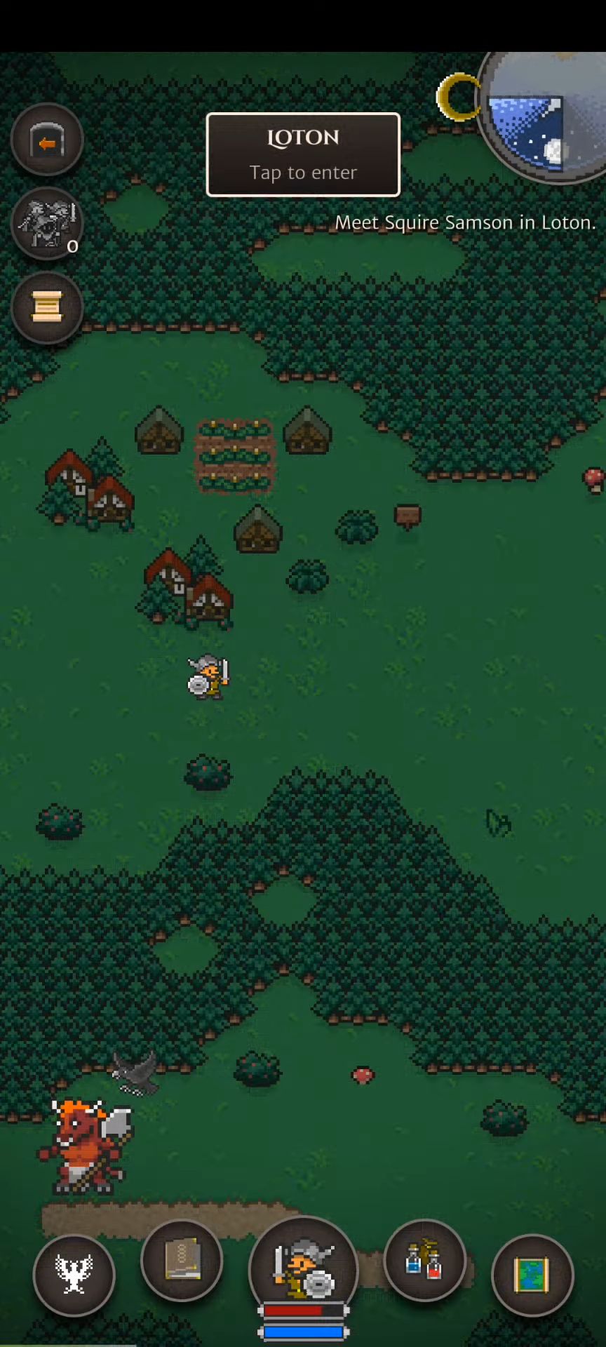 Gameplay of the Hero of Aethric | Classic RPG for Android phone or tablet.