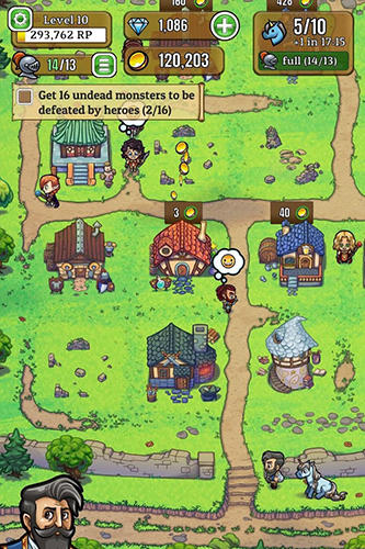 Gameplay of the Hero park for Android phone or tablet.