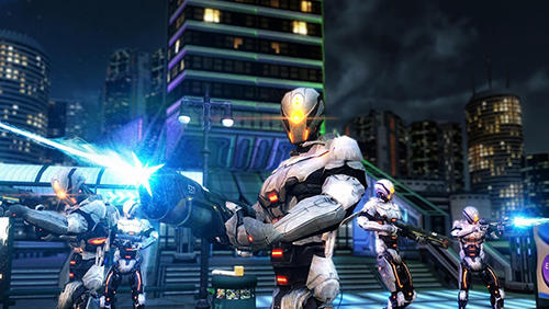Gameplay of the Hero robot battle for Android phone or tablet.