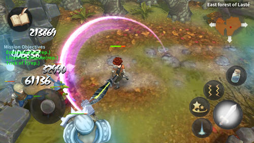 Gameplay of the Hero unleashed: A tale about black stone for Android phone or tablet.