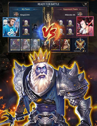 Gameplay of the Heroes of COK: Clash of kings for Android phone or tablet.