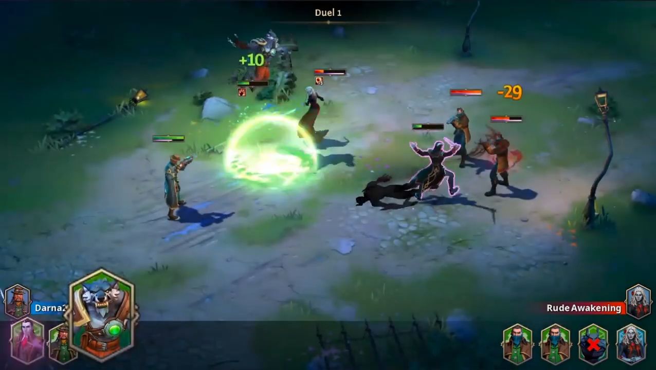 Gameplay of the Heroes of the Dark for Android phone or tablet.