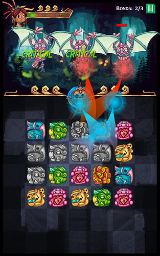 Gameplay of the Heroglyphs for Android phone or tablet.