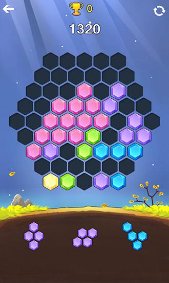 Full version of Android apk app Hex jewel puzzle for tablet and phone.