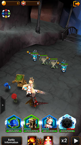 Gameplay of the Hexmon war for Android phone or tablet.