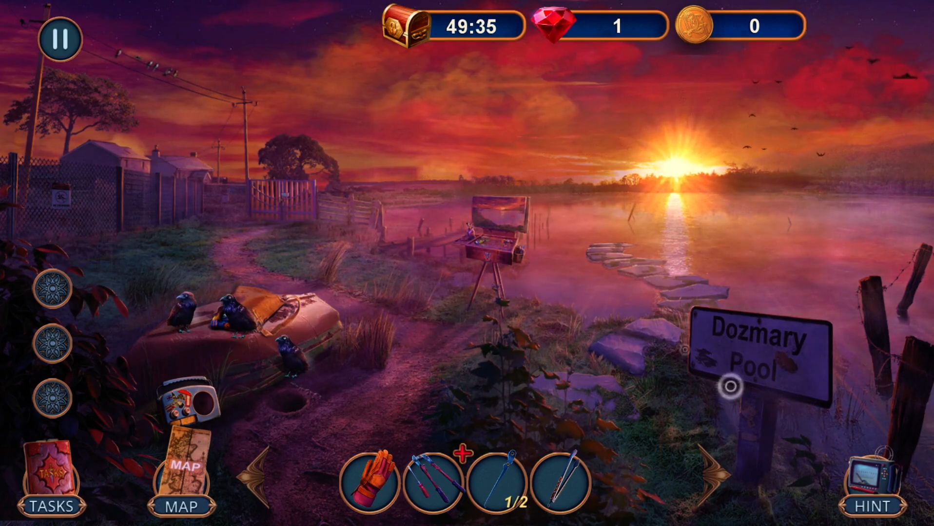 Gameplay of the Hidden Expedition 21 - F2P for Android phone or tablet.