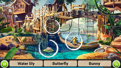 Gameplay of the Hidden object fairy tale stories: Puzzle adventure for Android phone or tablet.