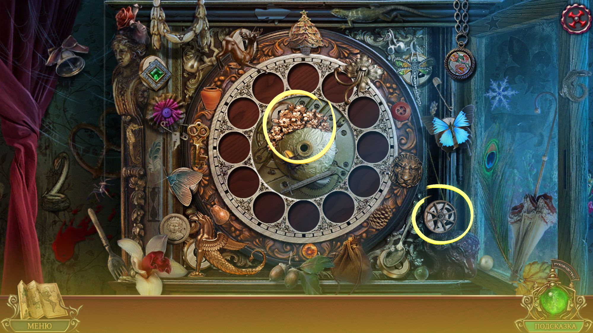 Gameplay of the Hidden Objects - Dark City: London for Android phone or tablet.