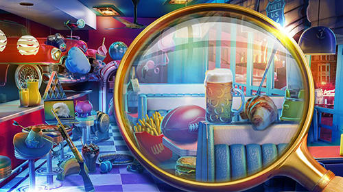 Gameplay of the Hidden objects restaurants for Android phone or tablet.