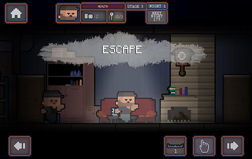 Gameplay of the Hide and rob: Pixel horror for Android phone or tablet.