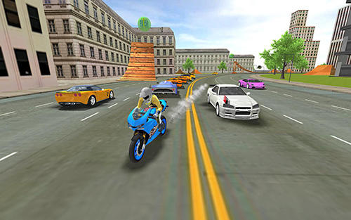 Gameplay of the High ground sports bike simulator city jumper 2018 for Android phone or tablet.