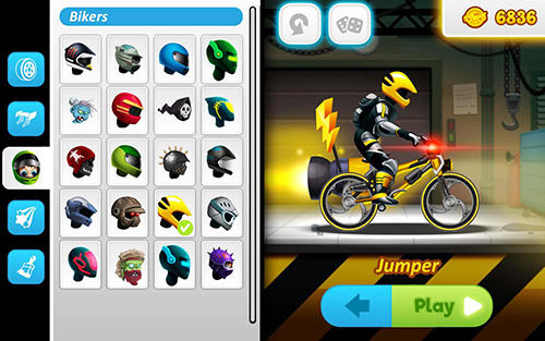 Gameplay of the High speed extreme bike race game: Space heroes for Android phone or tablet.