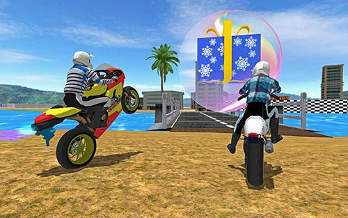Gameplay of the High speed sports bike sim 3D for Android phone or tablet.