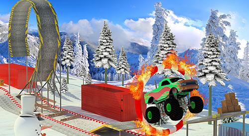 Full version of Android apk app Hill climb bus stunts arena for tablet and phone.