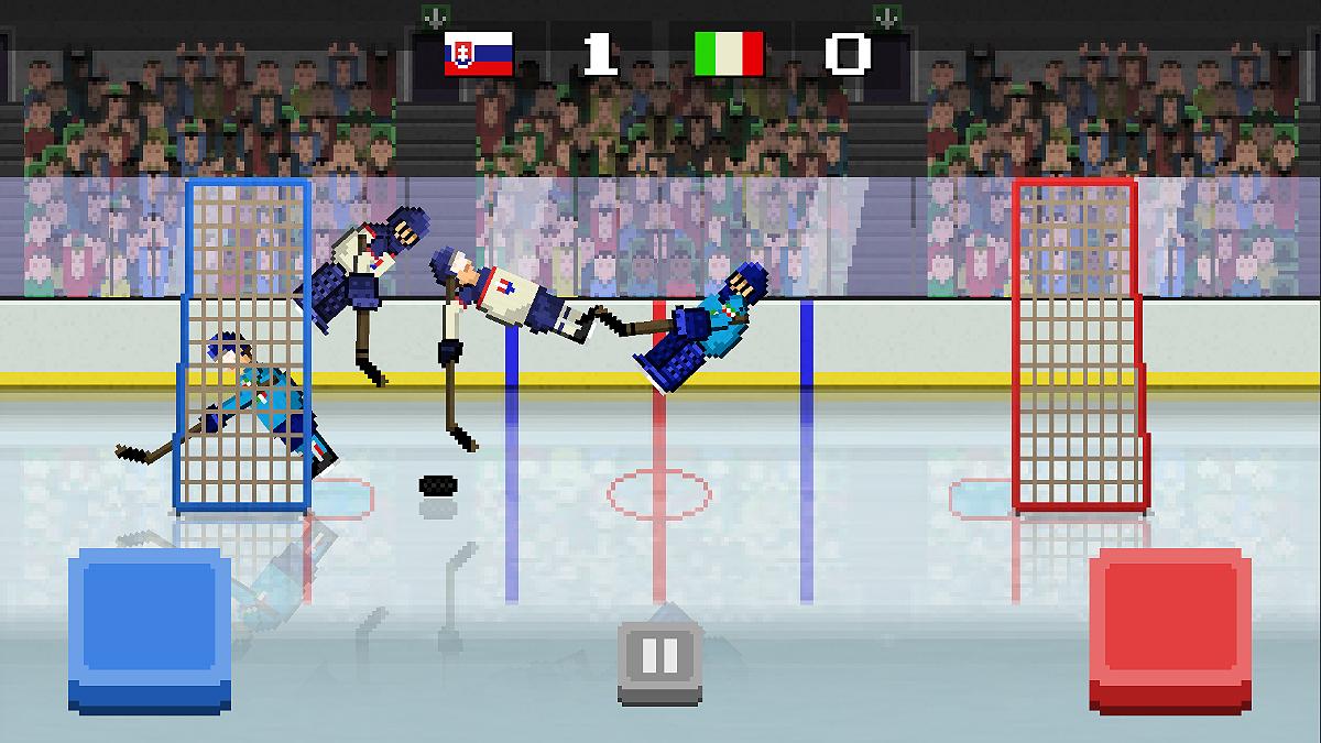 Gameplay of the Hockey Hysteria for Android phone or tablet.