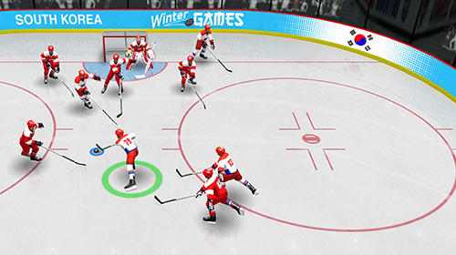 Gameplay of the Hockey nations 18 for Android phone or tablet.