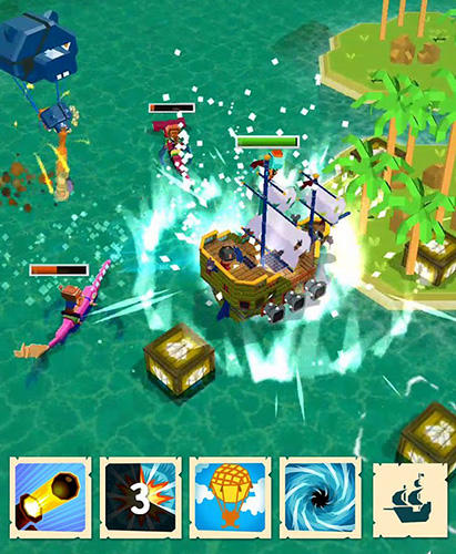 Gameplay of the Holy ship! Idle RPG battle and loot game for Android phone or tablet.