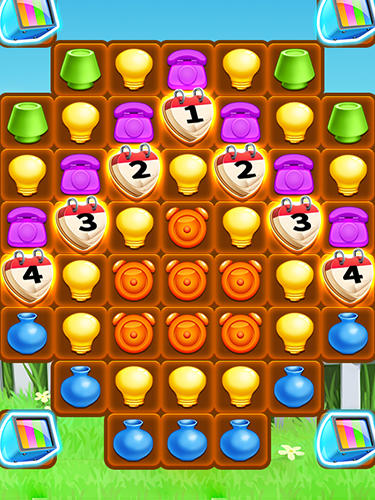 Gameplay of the Home blast decorate for Android phone or tablet.