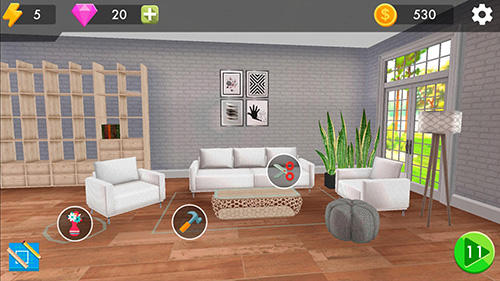 Gameplay of the Home design challenge for Android phone or tablet.