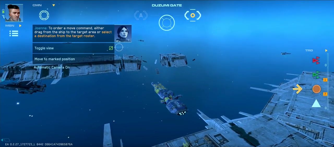 Gameplay of the Homeworld Mobile: Sci-Fi MMO for Android phone or tablet.