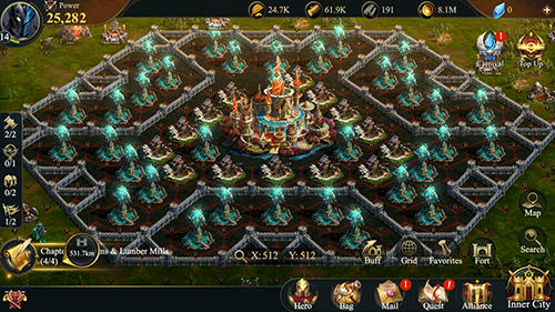 Gameplay of the Honor of thrones for Android phone or tablet.