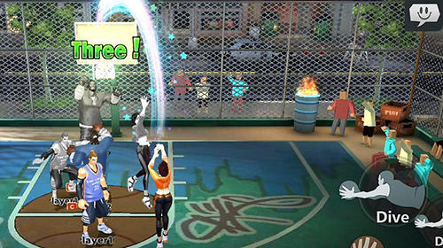 Gameplay of the Hoop legends: Slam dunk for Android phone or tablet.