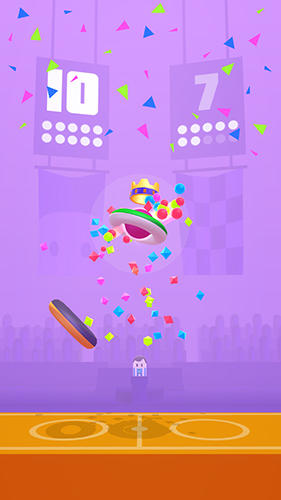 Gameplay of the Hoop stars for Android phone or tablet.