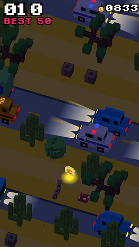 Gameplay of the Hoppy cross for Android phone or tablet.
