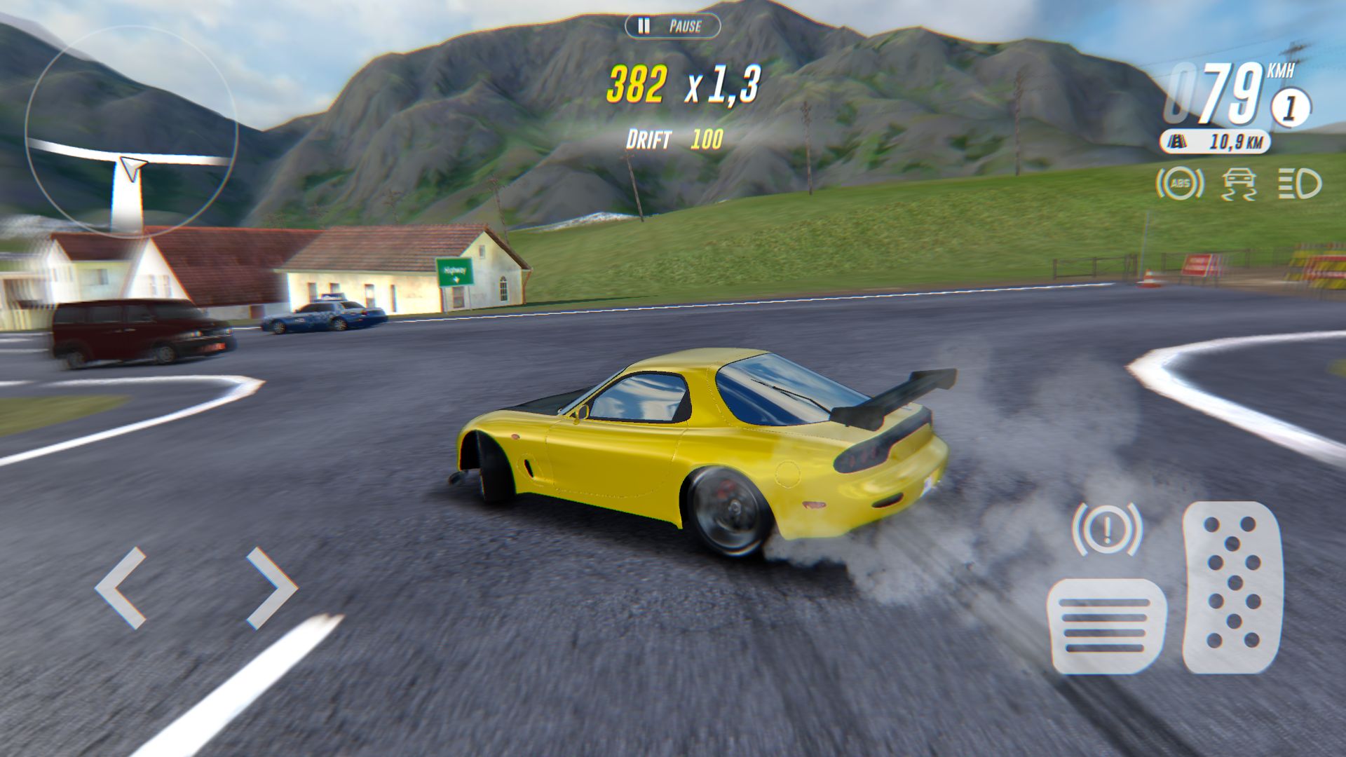 Gameplay of the Horizon Driving Simulator for Android phone or tablet.