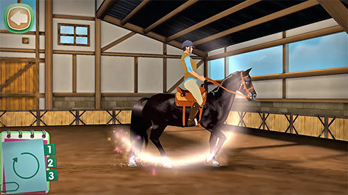 Gameplay of the Horse hotel: Care for horses for Android phone or tablet.