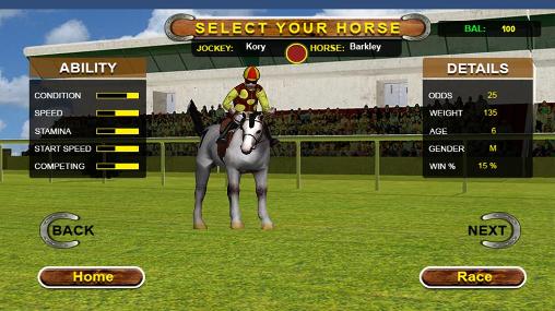 Full version of Android apk app Horse racing simulation 3D for tablet and phone.