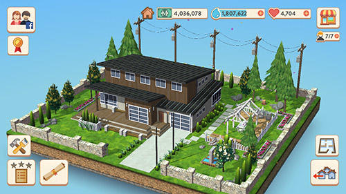 Gameplay of the House flip with Chip and Jo for Android phone or tablet.
