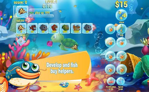 Full version of Android apk app Hungry fish eat HD for tablet and phone.