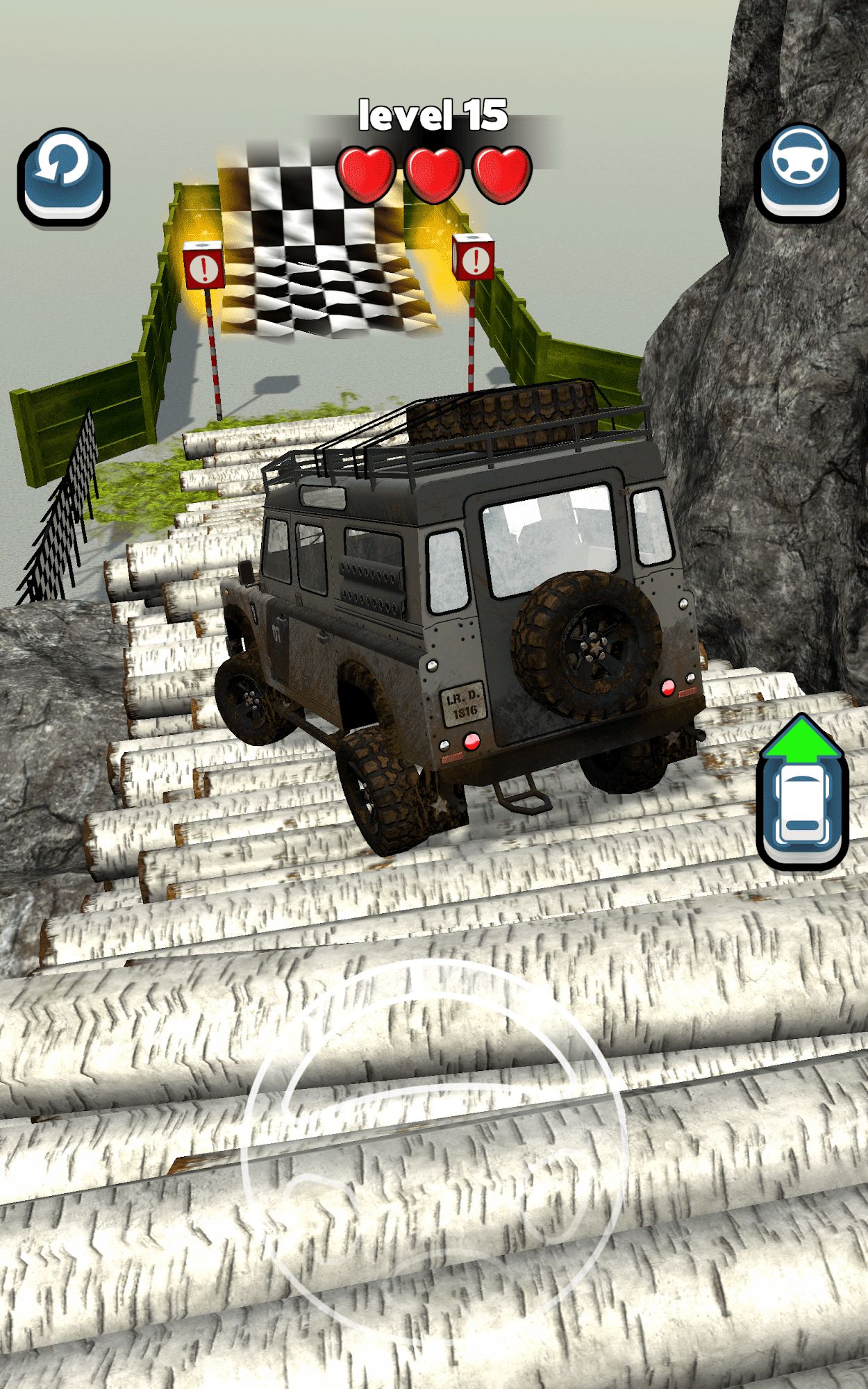 Gameplay of the Hyper 4x4 Driving for Android phone or tablet.