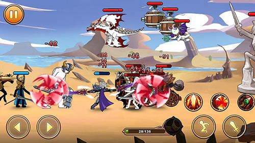 Gameplay of the I am warrior for Android phone or tablet.