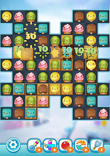 Gameplay of the Ice cream sweet for Android phone or tablet.