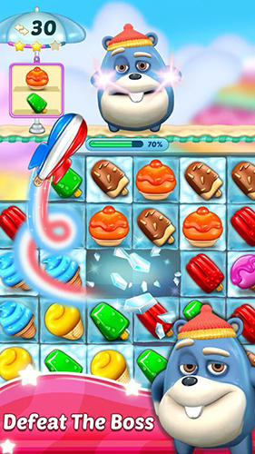 Full version of Android apk app Ice cream paradise: Match 3 for tablet and phone.