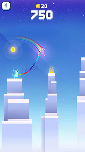 Gameplay of the Icy ropes for Android phone or tablet.