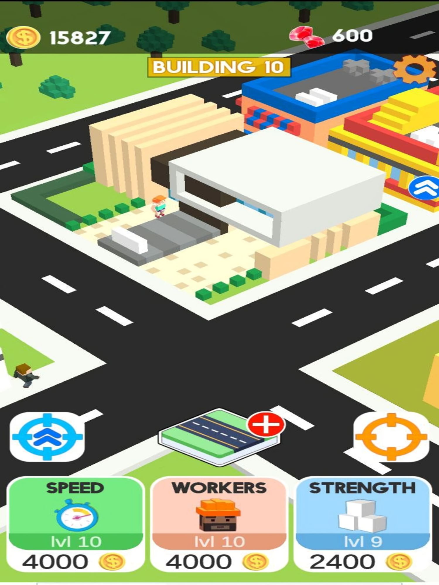 Gameplay of the Idle City Builder: Tycoon Game for Android phone or tablet.